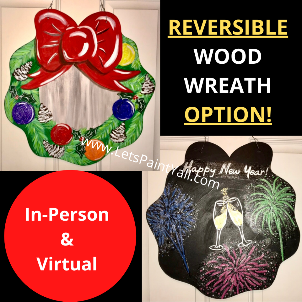 REVERSIBLE WREATH - Wood