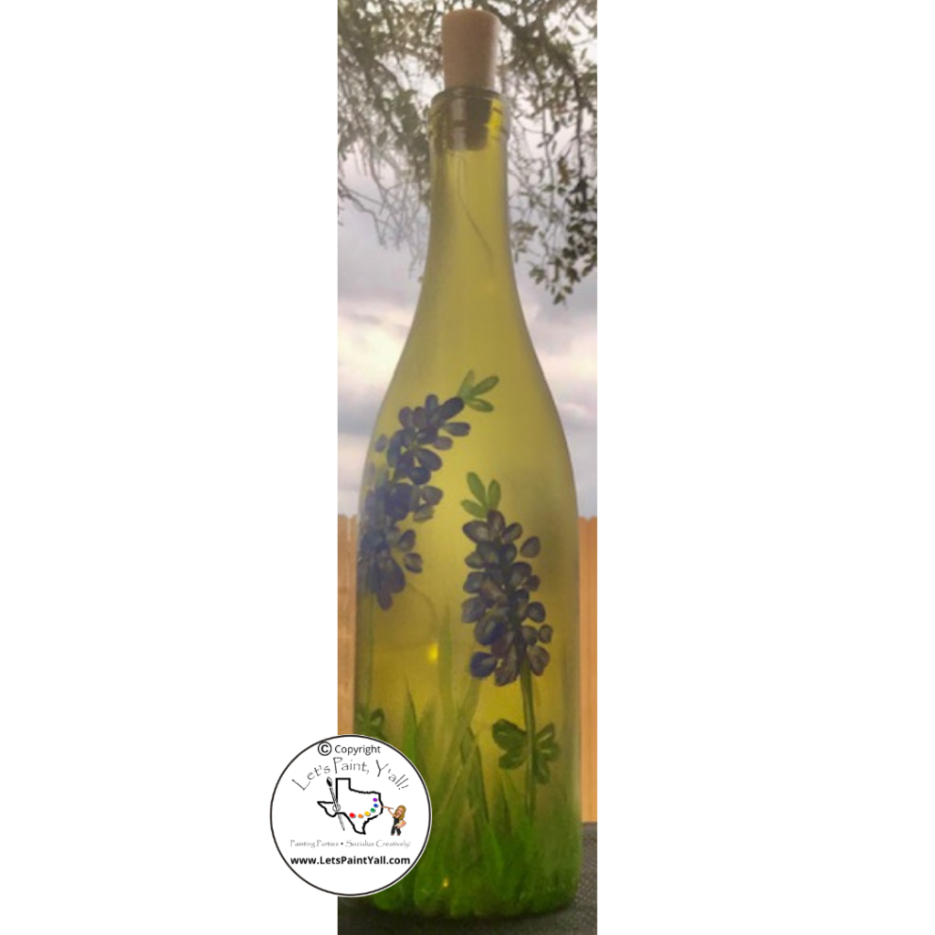 BLUEBONNET - Lighted Bottle