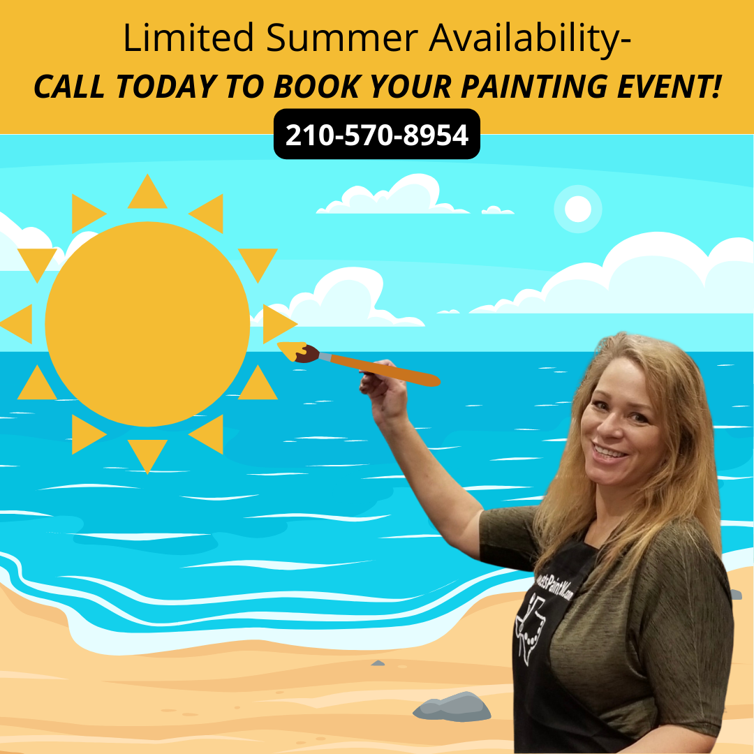 Limited Summer Availability- CALL TODAY TO BOOK YOUR PAINTING EVENT!
