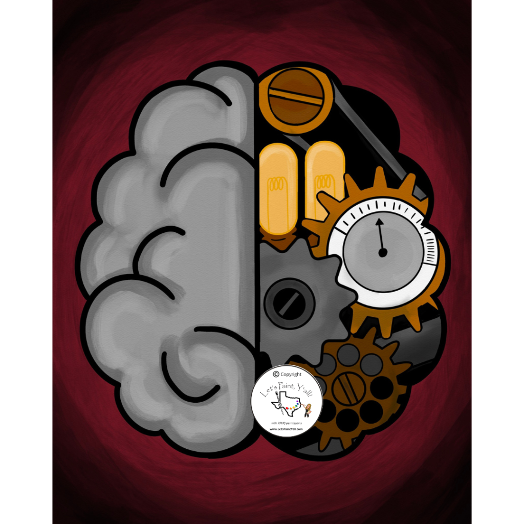 Steampunk Gear Brain